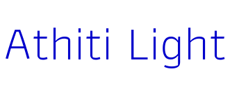 Athiti Light フォント
